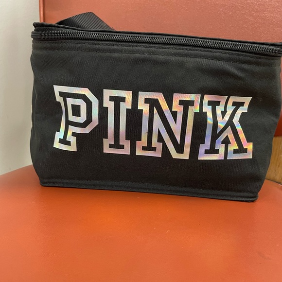 pink brand lunch bag